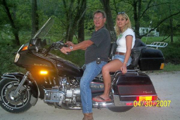 dad and his biker women